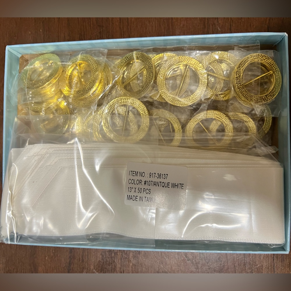Two New 50 Count Ribbon Attachments For Invitations - Picture 2 of 3